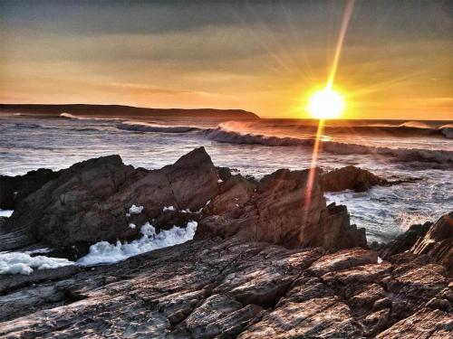 Sunset at Woolacombe Beach